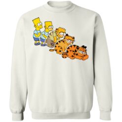 Bart Simpson morphing into Garfield shirt $19.95