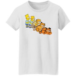 Bart Simpson morphing into Garfield shirt $19.95