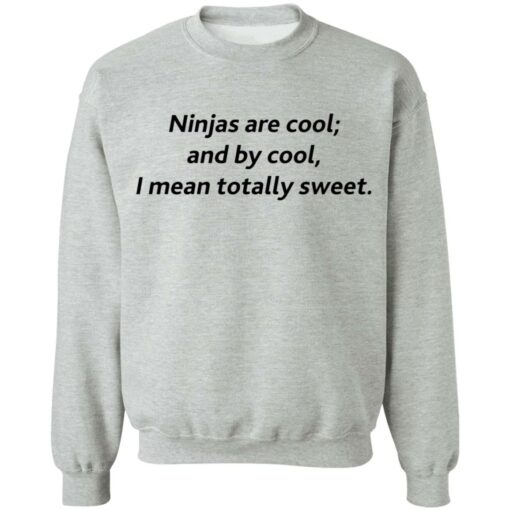 Ninjas are cool and by cool I mean totally sweet shirt $19.95