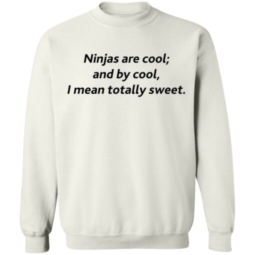 Ninjas are cool and by cool I mean totally sweet shirt $19.95 redirect09262021000932 5
