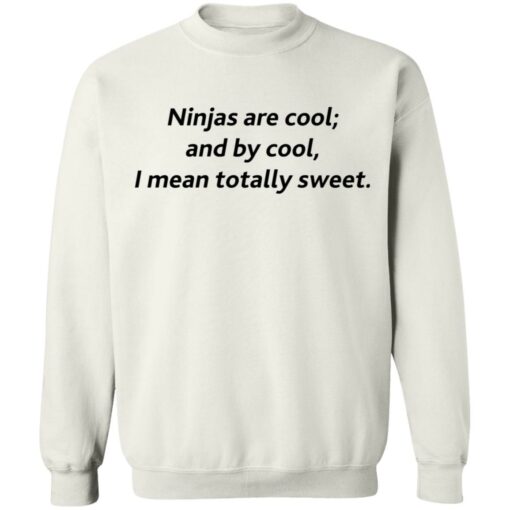 Ninjas are cool and by cool I mean totally sweet shirt $19.95