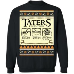 Taters potatoes Christmas sweater $19.95