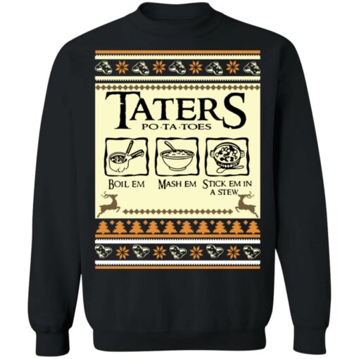 Taters potatoes Christmas sweater $19.95