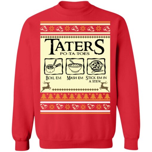 Taters potatoes Christmas sweater $19.95 redirect09272021050903 6