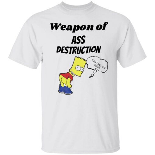 Weapon Of Ass Destruction Simpson shirt $19.95