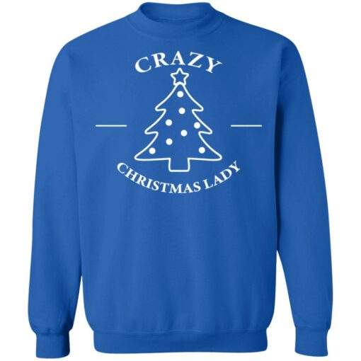 Crazy Christmas lady Christmas sweatshirt $19.95 redirect09282021020931 9