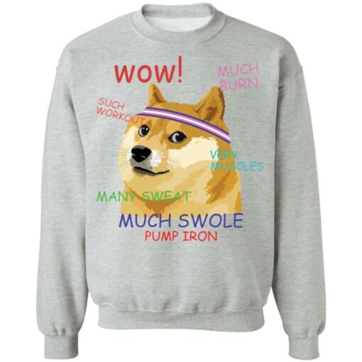 Shiba wow such workout much burn many sweat shirt $19.95