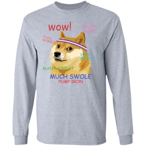 Shiba wow such workout much burn many sweat shirt $19.95