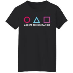 Squid Game accept the invitation shirt $19.95