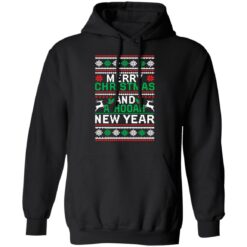 Merry christmas and a hooah new year Christmas sweater $19.95 redirect09292021050944 2