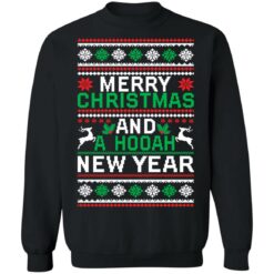 Merry christmas and a hooah new year Christmas sweater $19.95 redirect09292021050944 5