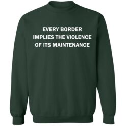 Every border implies the violence of its maintenance shirt $19.95 redirect09292021070907 5