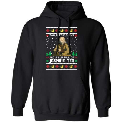 Uncle Iroh two turtle ducks and a cup full of jasmine tea Christmas sweater $19.95 redirect09292021080927 3