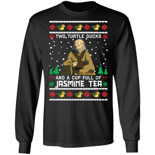 Uncle Iroh two turtle ducks and a cup full of jasmine tea Christmas sweater $19.95 redirect09292021080927