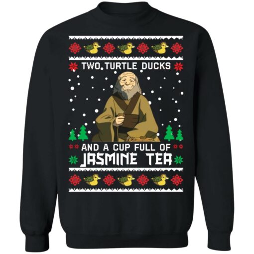 Uncle Iroh two turtle ducks and a cup full of jasmine tea Christmas sweater $19.95 redirect09292021080928