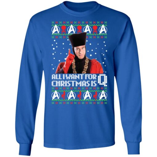 Star Trek all I want for Christmas is Q Christmas sweater $19.95 redirect09292021100953 1