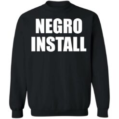 Negro install shirt $19.95