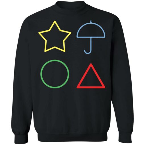 Squid Game circle triangle star umbrella t-shirt $19.95 redirect09302021090927 1