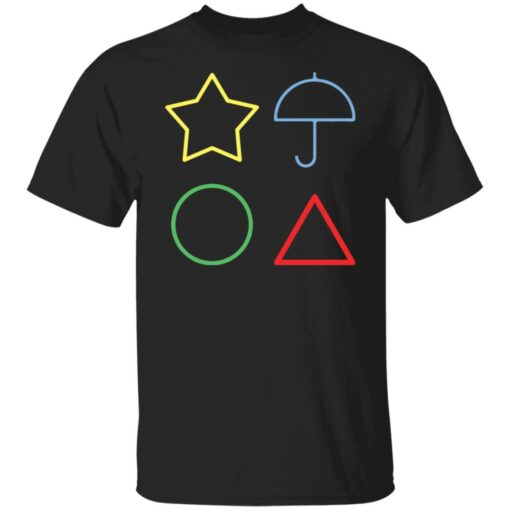 Squid Game circle triangle star umbrella t-shirt $19.95 redirect09302021090927 3
