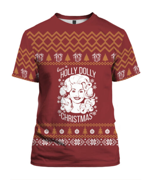 Have a Holly Dolly Christmas sweater $29.95 080670fccea15a42c5edd2640cdf4f22 APTS Colorful front