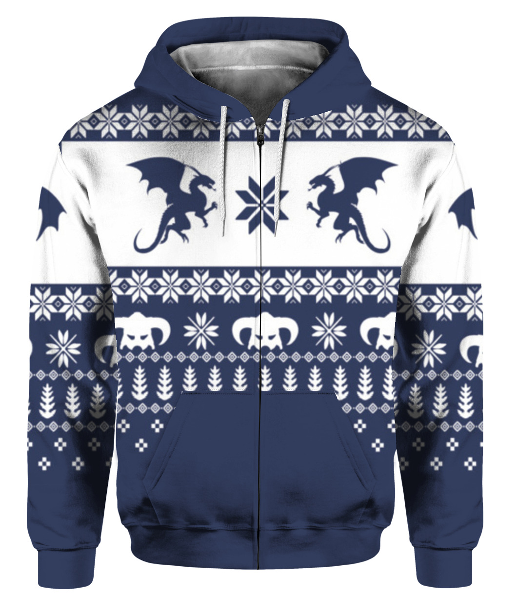 Skyrim Christmas Sweater Lelemoon