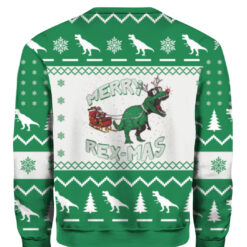 Merry Rex Mas Christmas sweater $29.95 2d1k2ir1foc8ncd4ntrgm1n7n4 APCS colorful back