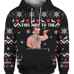 Heman this way the to the Christmas party Christmas sweater $29.95 2k45u7t8p5h1geisf53k3v7dmk APZH colorful front