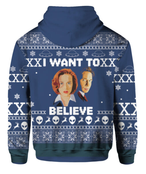 I want to believe Christmas sweater $29.95 2vdu6ngpfeegena4fmhuo77afm APHD colorful back