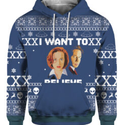 I want to believe Christmas sweater $29.95 2vdu6ngpfeegena4fmhuo77afm APHD colorful front