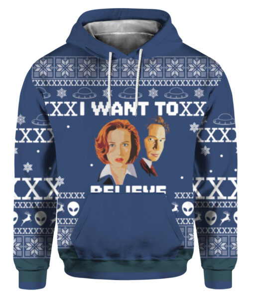 I want to believe Christmas sweater $29.95 2vdu6ngpfeegena4fmhuo77afm APHD colorful front