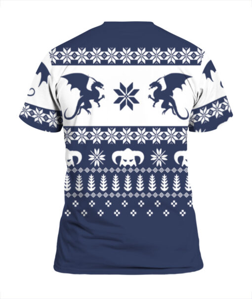 Skyrim Christmas sweater $29.95 377072b94cbef4acada98cbb96a2097d APTS Colorful back