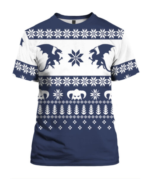 Skyrim Christmas sweater $29.95 377072b94cbef4acada98cbb96a2097d APTS Colorful front