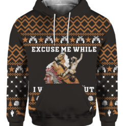 Blazing Saddles excuse me while i whip this out Christmas sweater $29.95 39rpj6rotml4vm7cdevc38buam APHD colorful front