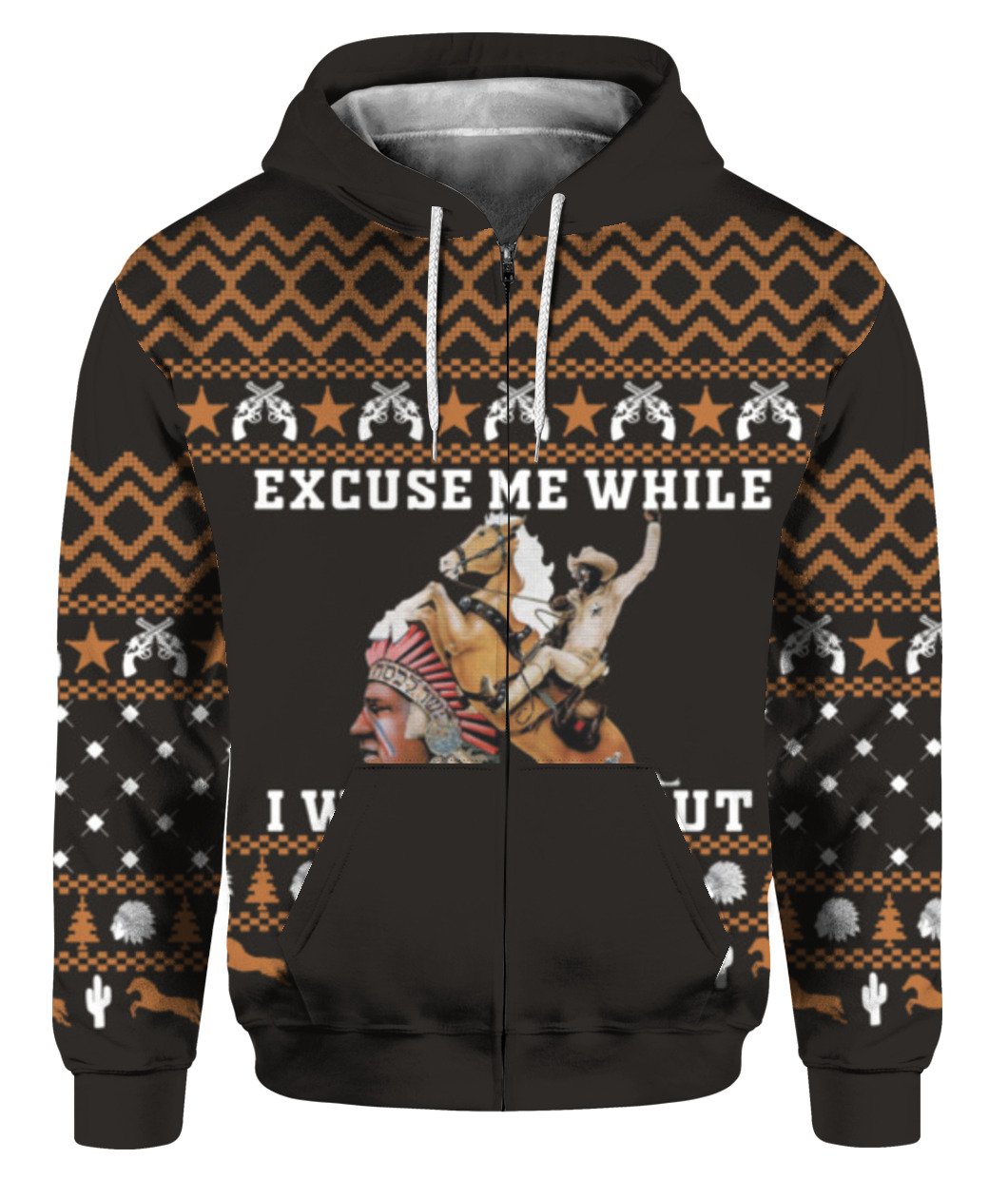 Blazing saddles on sale christmas sweater