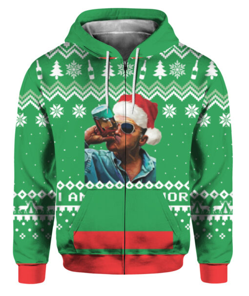 Jim Lahey I am the Liquor Christmas sweater $29.95