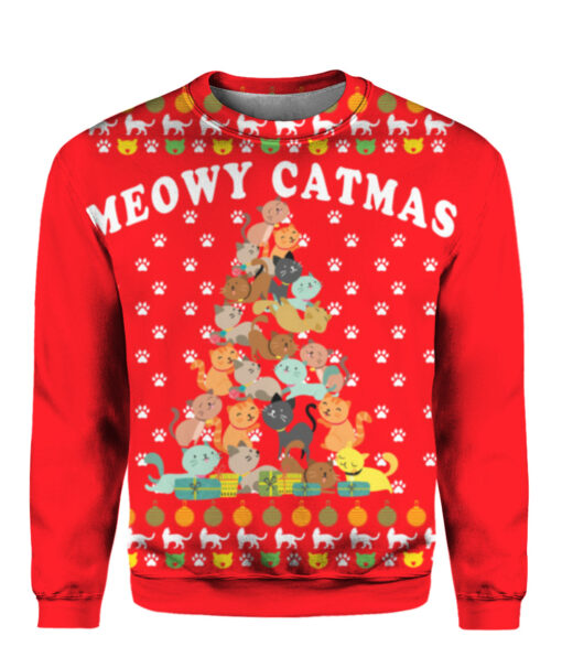 Meowy Catmas 3D Christmas sweater $29.95