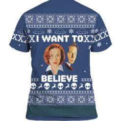 I want to believe Christmas sweater $29.95 5f6f8d7865ee741d7511f68fb073a9f6 APTS Colorful back