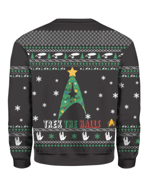 Trek the halls Christmas sweater $29.95 5itjpmph9sa2gp9rmvt790hblg APCS colorful back