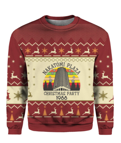Nakatomi plaza Christmas party 1988 sweater $29.95