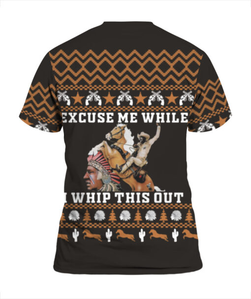 Blazing Saddles excuse me while i whip this out Christmas sweater $29.95