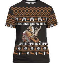 Blazing Saddles excuse me while i whip this out Christmas sweater $29.95