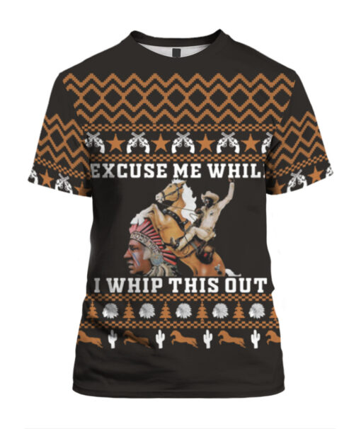 Blazing Saddles excuse me while i whip this out Christmas sweater $29.95