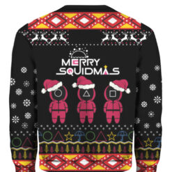 Squid Game Merry Squidmas Christmas sweater $29.95 6k3ncmkvlbns67qlbo39e9i6fs APCS colorful back