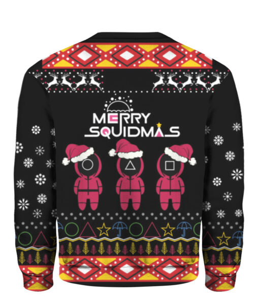 Squid Game Merry Squidmas Christmas sweater $29.95 6k3ncmkvlbns67qlbo39e9i6fs APCS colorful back