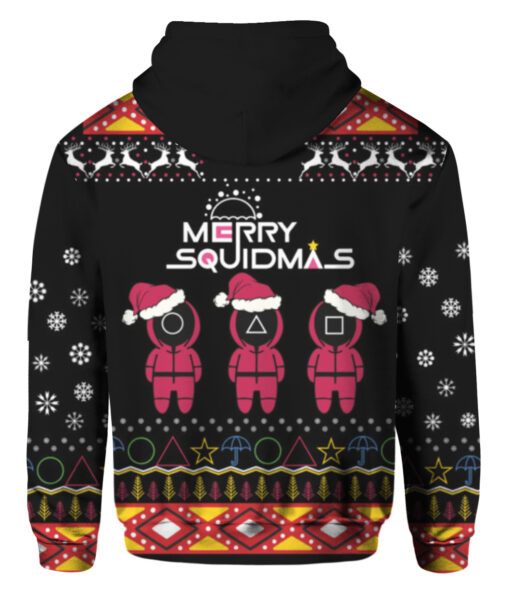 Squid Game Merry Squidmas Christmas sweater $29.95 6k3ncmkvlbns67qlbo39e9i6fs APHD colorful back