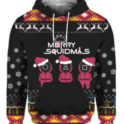 Squid Game Merry Squidmas Christmas sweater $29.95 6k3ncmkvlbns67qlbo39e9i6fs APHD colorful front