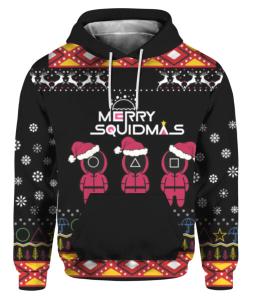 Squid Game Merry Squidmas Christmas sweater $29.95 6k3ncmkvlbns67qlbo39e9i6fs APHD colorful front