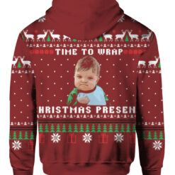 Time to wrap Christmas Present sweater $29.95