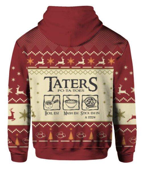 Lord Of The Rings Taters Potatoes Christmas Sweater $29.95 6o3dvsiorsogm8c841i00mrj50 APZH colorful back