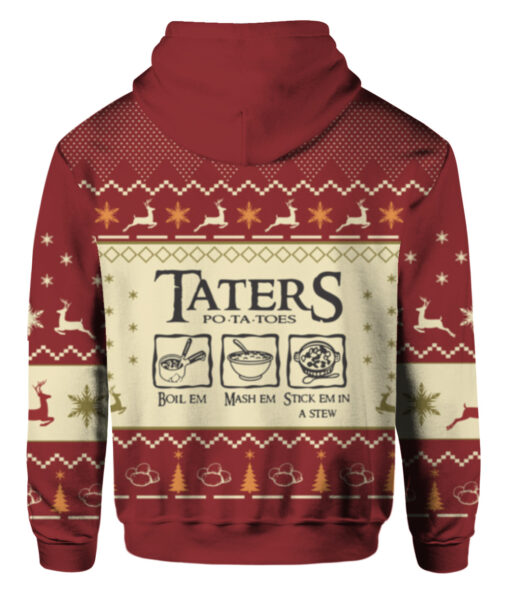 Lord Of The Rings Taters Potatoes Christmas Sweater $29.95